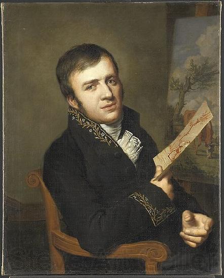 vav der kooi Portrait of Jan Kobell France oil painting art